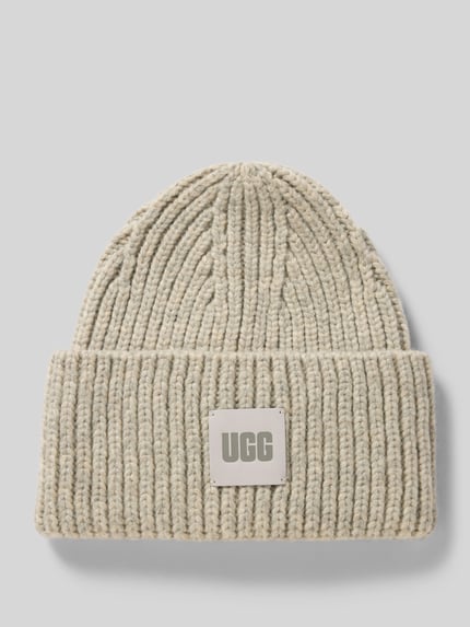 UGG Beanie met wol Lichtgrijs - 1
