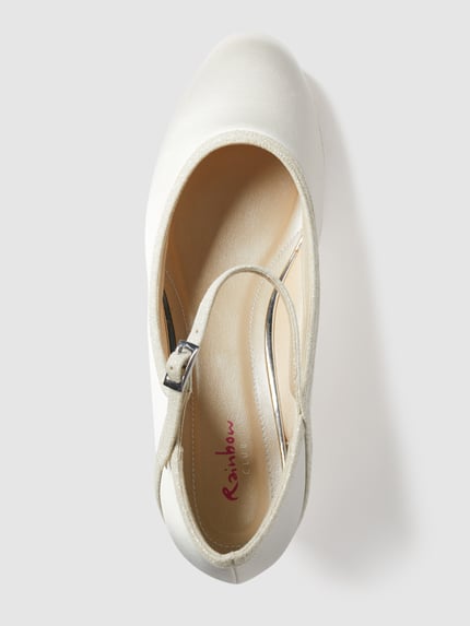 Rainbow Club Pumps aus Satin Offwhite 5