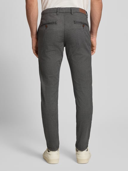 JACK & JONES Slim Fit Hose mit Gürtelschlaufen Modell 'MARCO' Anthrazit Melange 5