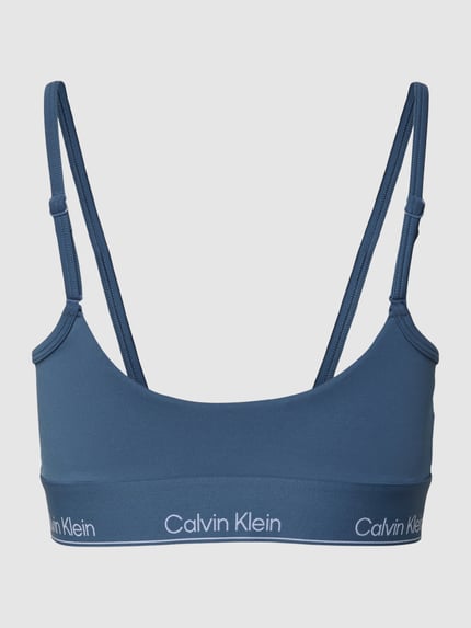 Calvin Klein Performance Beha met elastische band Rookblauw - 3