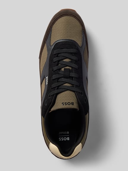BOSS Sneaker mit profilierter Laufsohle Modell 'Parkour-L_Runn_mirsp 1027' Oliv 3