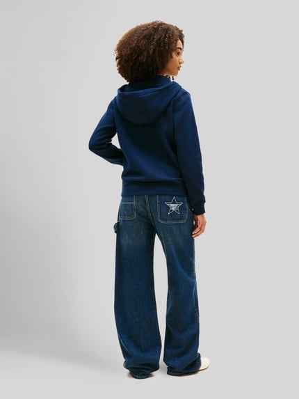 Tommy Jeans Regular Fit Sweatjacke aus Baumwoll-Mix Marine 5