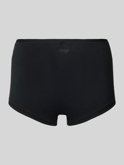 Sloggi Broek met labelprint in een set van 3 stuks, model 'GO DAILY' Zwart - 3