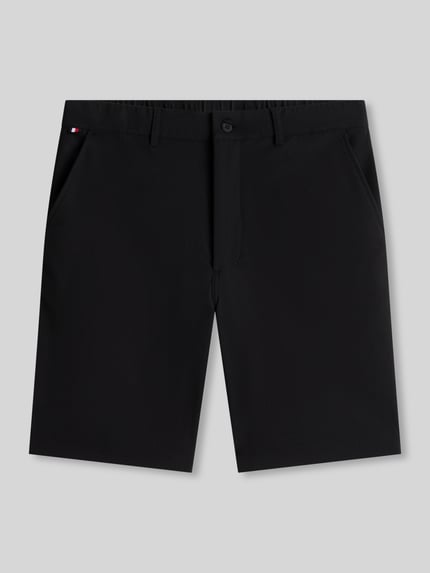 Tommy Hilfiger Regular Fit Chinoshorts mit Label Stitching Black 2