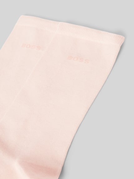 BOSS Socken mit Label-Print im 2er-Pack Rose 2