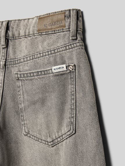 Garcia Wide leg jeans in 5-pocketmodel, model 'Marall' Blauw - 2