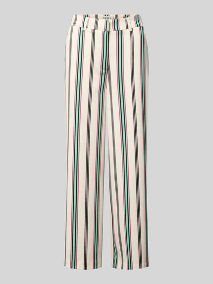 ICHI Hose im Allover-Look Modell 'KATE PRINT' Beige 2