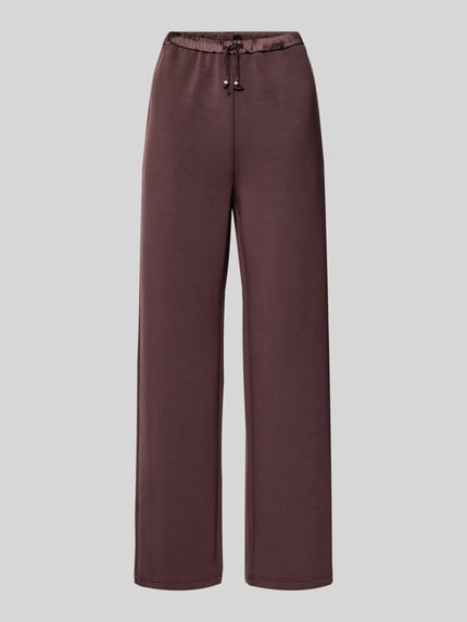 Scotch & Soda Sweatbroek met elastische band Chocoladebruin - 2