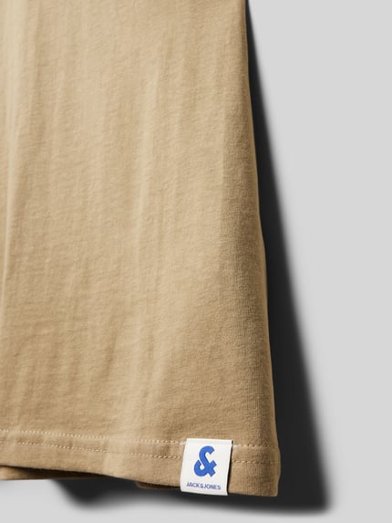 JACK & JONES T-Shirt mit Label-Print Camel 2
