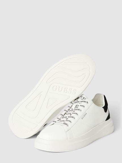GUESS Sneaker mit Schnürverschluss Modell 'ELBA' Weiss 4