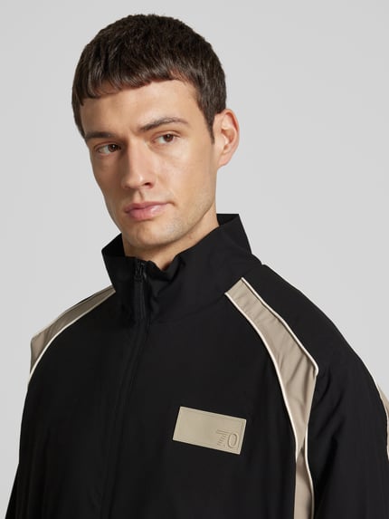 EA7 Emporio Armani Bluza rozpinana zapinana na zamek błyskawiczny Czarny 3