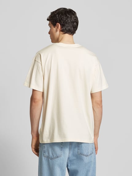 BLKVIS T-shirt z kieszenią na piersi Biały 5