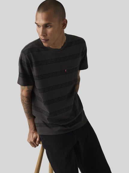 Levi's® Regular fit T-shirt van katoen Zwart - 3