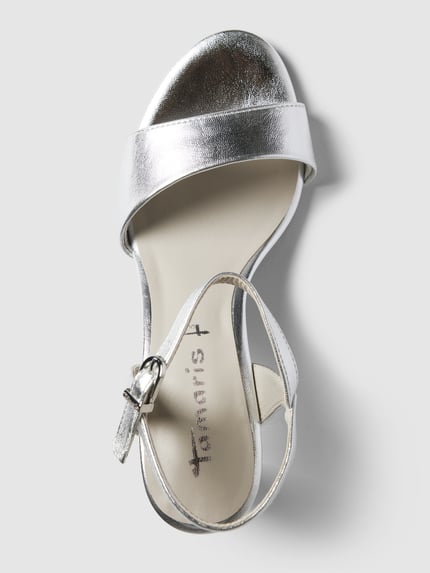 Tamaris Sandalette mit breiter Schaftbrücke Silber 3