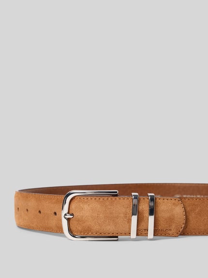 Tom Tailor Gürtel aus Wildleder Cognac 2