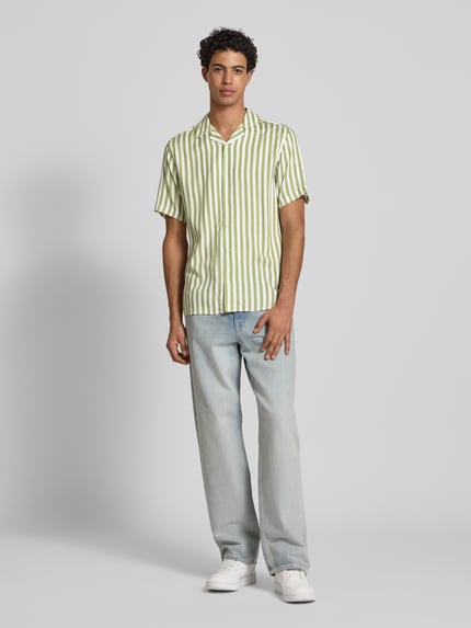 ONLY & SONS Regular fit vrijetijdsoverhemd met 1/2-mouwen, model 'WAYNE' Lichtgroen - 1