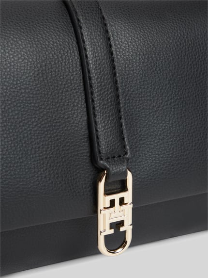 Tommy Hilfiger Henkeltasche mit Logo-Schließe Modell 'TH LIBRE' Black 3
