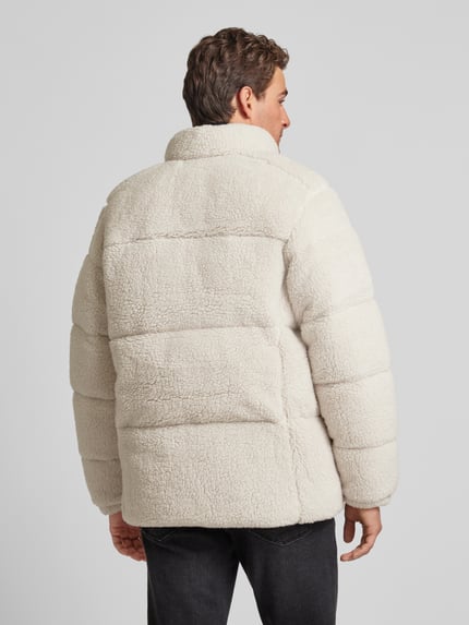 Columbia Gewatteerd jack met labelstitching Offwhite - 5