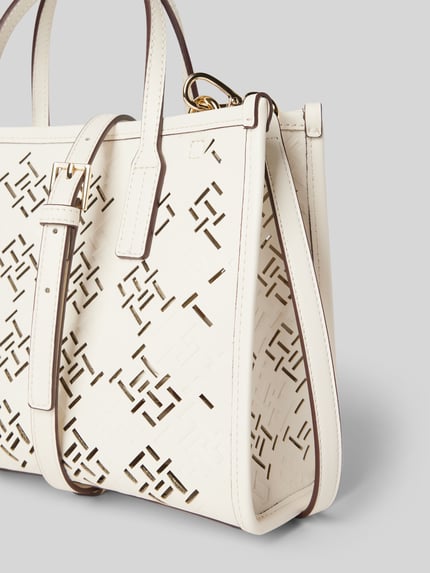 Tommy Hilfiger Henkeltasche mit Monogramm Design Offwhite 3