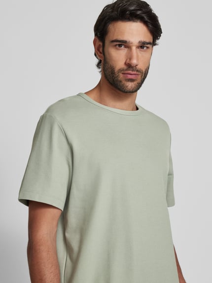 Selected Sweatshirt mit Label-Stitching Modell 'JOSEPH' Hellgruen 3
