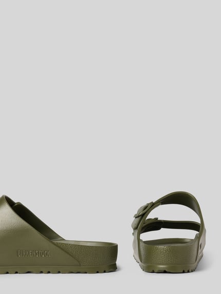 Birkenstock Slides mit Dornschließen Modell 'Arizona EVA' Khaki 2