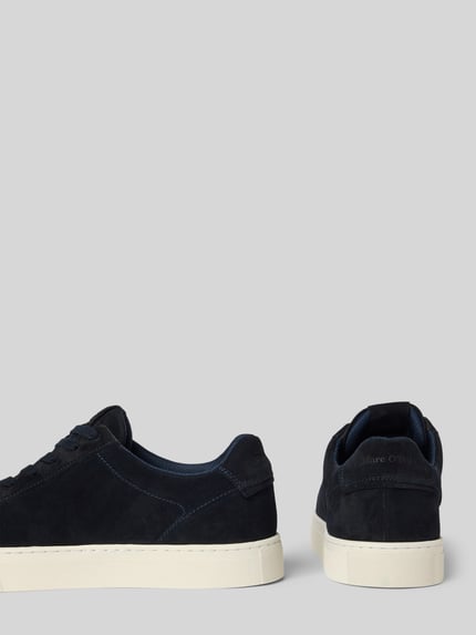 Marc O'Polo Low Top Sneaker aus echtem Rindsleder Marine 2