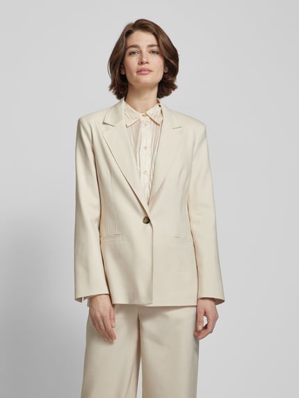 Stefanel Blazer met paspelzakken, model 'MONOPETTO' Offwhite - 4