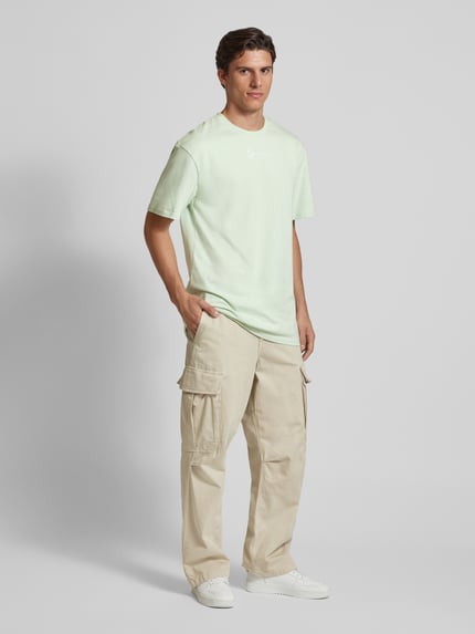 Karl Kani T-Shirt mit Label-Stitching Hellgruen 1