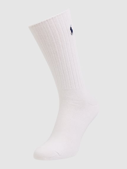 Polo Ralph Lauren Underwear Socken mit Label-Stitching Modell 'CREW SOCK' Weiss 1