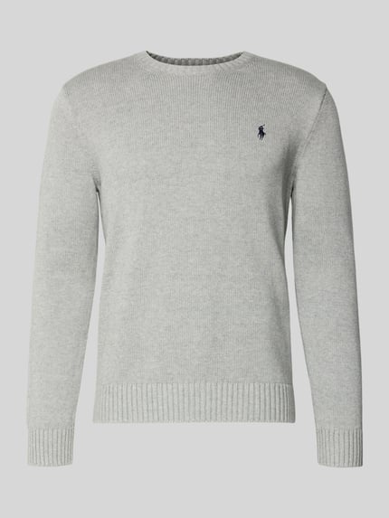 Polo Ralph Lauren Gebreide pullover met geribde boorden Lichtgrijs - 2