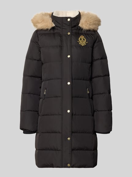 Lauren Ralph Lauren Steppmantel mit abnehmbarer Fellkapuze BLACK 2