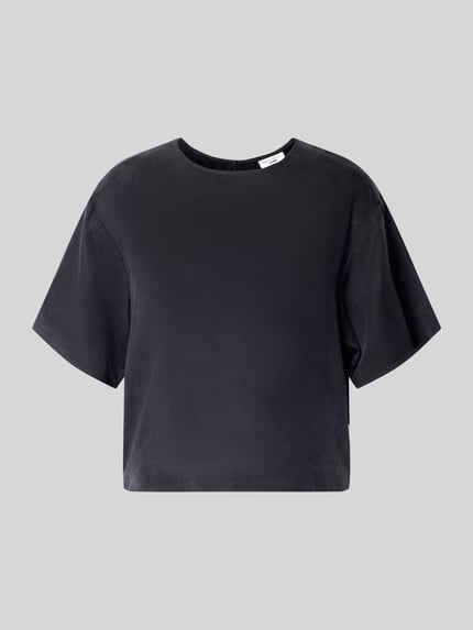 Relaxed Fit Blusenshirt aus Lyocell Shop The Look MANNEQUINE