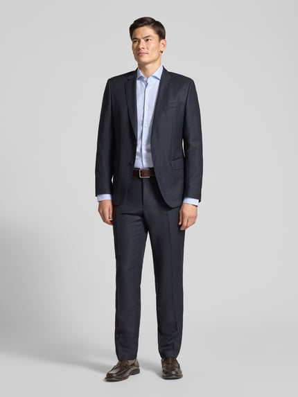 BOSS Slim Fit Businesshemd aus reiner Baumwolle Bleu 1