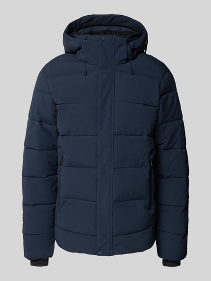 Icepeak Gewatteerd jack met capuchon, model 'BIXBY' Marineblauw - 2