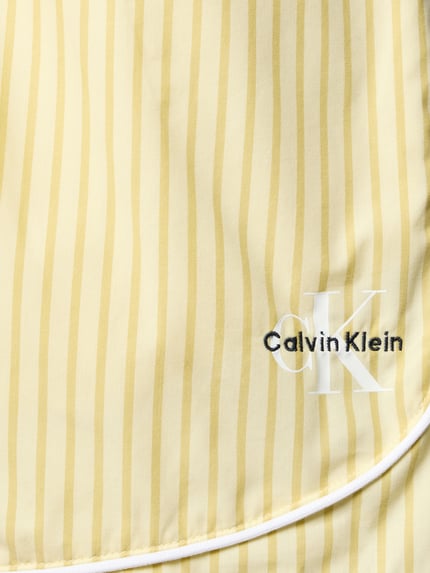 Calvin Klein Underwear Regular Fit Pyjama Shorts aus reiner Baumwolle Hellgelb 2