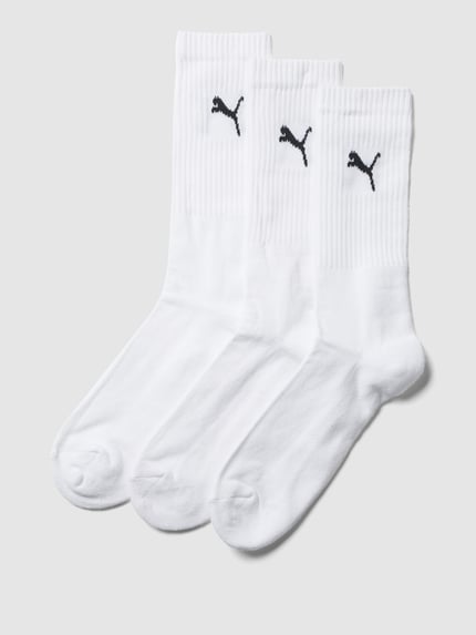 PUMA Sportsokken, set van 3 Wit - 1