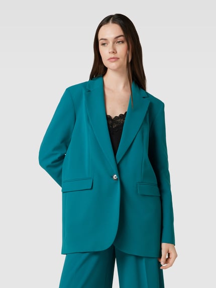 MAX&Co. Blazer mit Pattentaschen Modell 'INSEGNA' Petrol 4