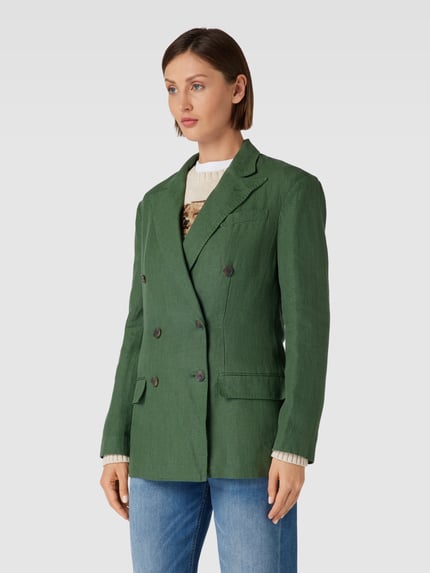 Polo Ralph Lauren Blazer mit Reverskragen Dunkelgruen 4