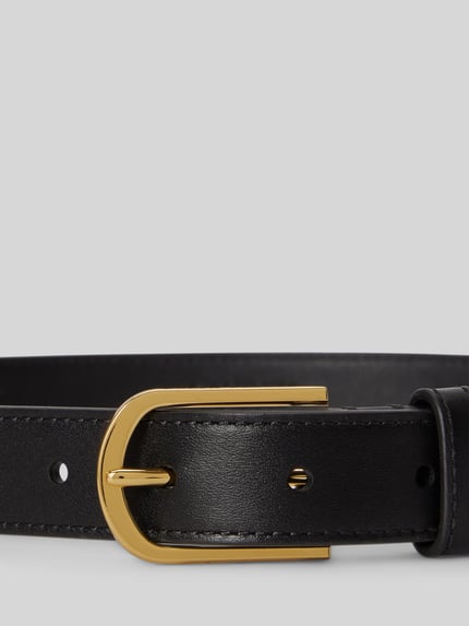 Lauren Ralph Lauren Riem van echt leer Zwart - 2