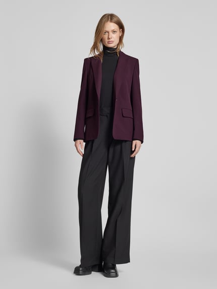 Luisa Cerano Blazer met reverskraag Bordeaux - 1