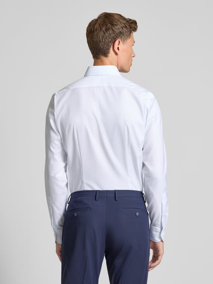 OLYMP SIGNATURE Slim fit zakelijk overhemd met kentkraag, model 'Savio' Bleu - 5