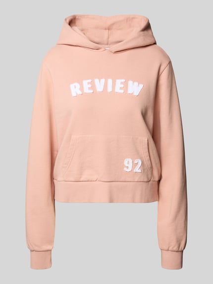REVIEW Hoodie met capuchon Oudroze - 2