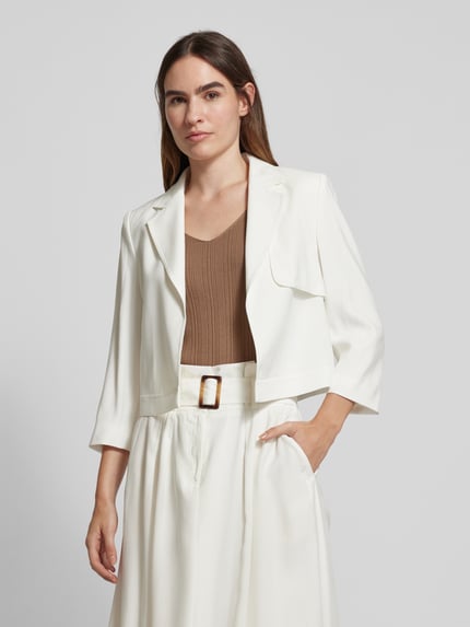 COMMA Blazer mit Brusttasche Offwhite 4
