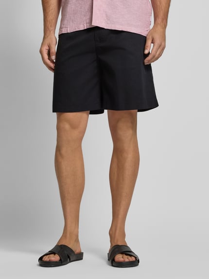 Selected Loose Fit Shorts mit elastischem Bund Modell 'THAIS SUMMER' Black 4