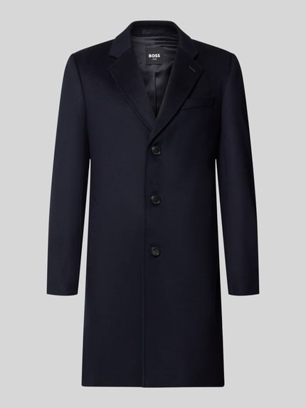 Slim Fit Mantel aus Woll-Kaschmir-Mix Modell 'H-Hyde-264' Shop The Look MANNEQUINE