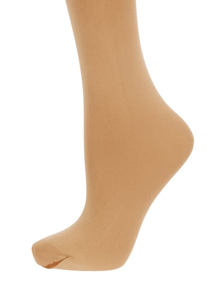 FALKE Strumpfhose mit transparentem Design Modell 'SEIDENGLATT'- 40 DEN Sand 2
