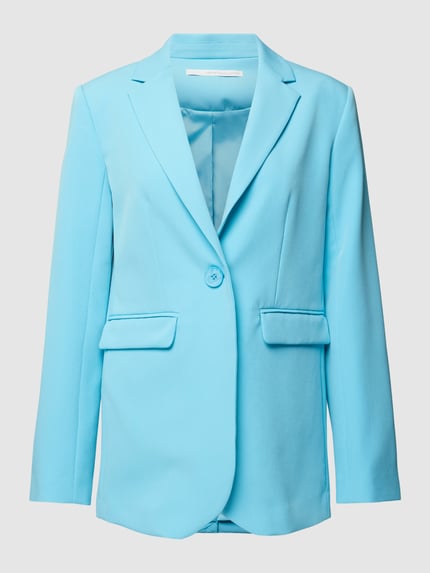 HERZENS Blazer met klepzakken Aquablauw - 2
