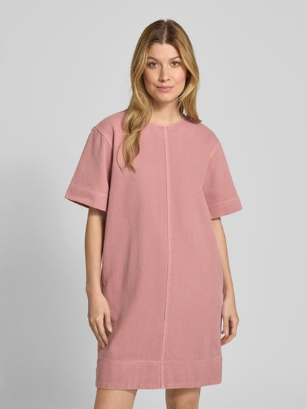 Jake*s Studio Woman Minikleid mit Rundhalsausschnitt Altrosa 4