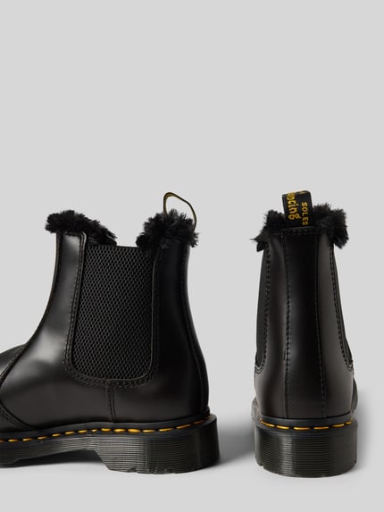 Dr. Martens Chelsea boots van echt leer, model 'Leonore' Zwart - 2