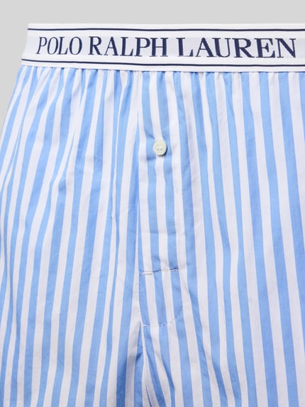 Polo Ralph Lauren Korte pyjamabroek met elastische band met logo Lichtblauw - 2